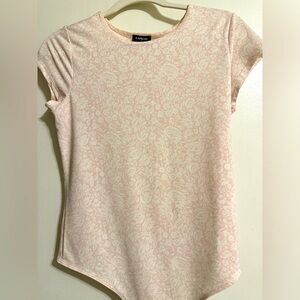 Express pink floral bodysuit